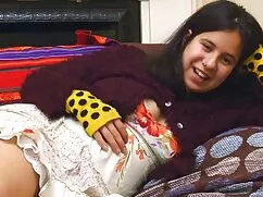 Rubia se folla a sí  ...